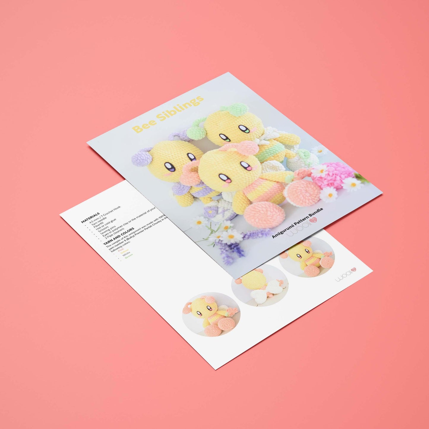 Rito, Valentina and Purpurina PDF Amigurumi Pattern | English and Spanish