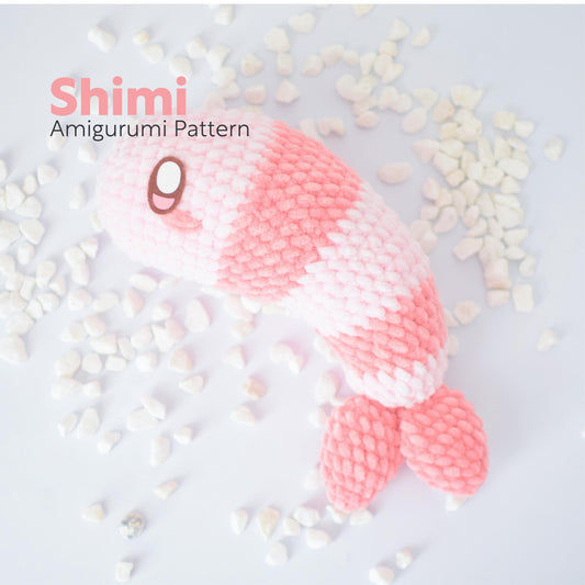 Shimi the Shrimp PDF Amigurumi Pattern | English and Spanish