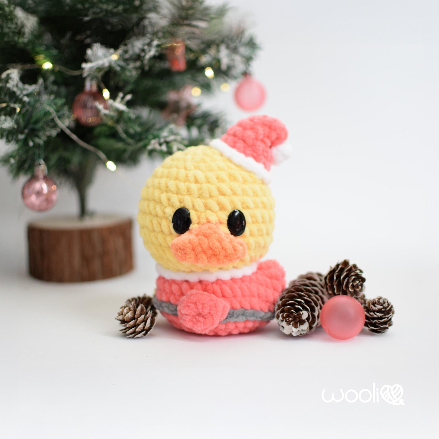 Christmas Ducklings Snow, Gingerbread and Santa PDF Amigurumi Pattern | English and Spanish