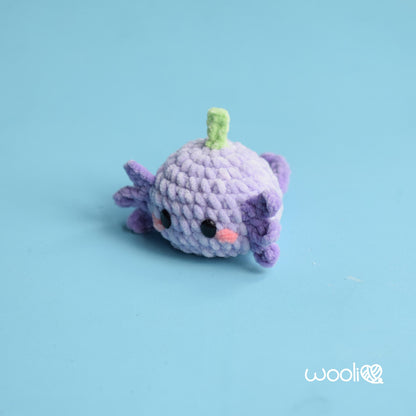 Mini Mochi the Mini Axolotl PDF Amigurumi Pattern | English and Spanish