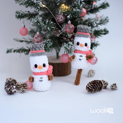 Mr. Puffy the Snowmallow PDF Amigurumi Pattern | English and Spanish
