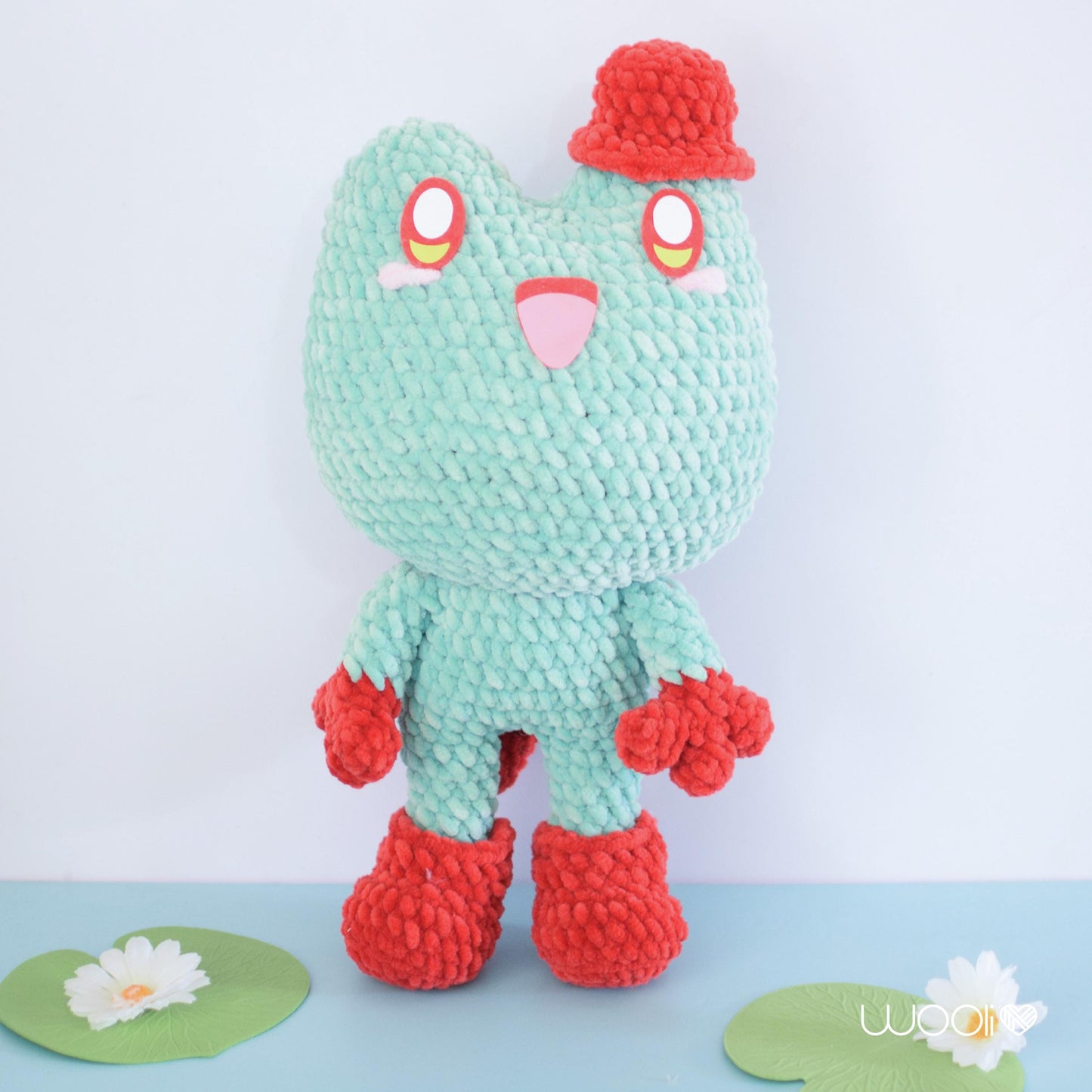 Fernando the Happiest Frog PDF Amigurumi Pattern | English and Spanish