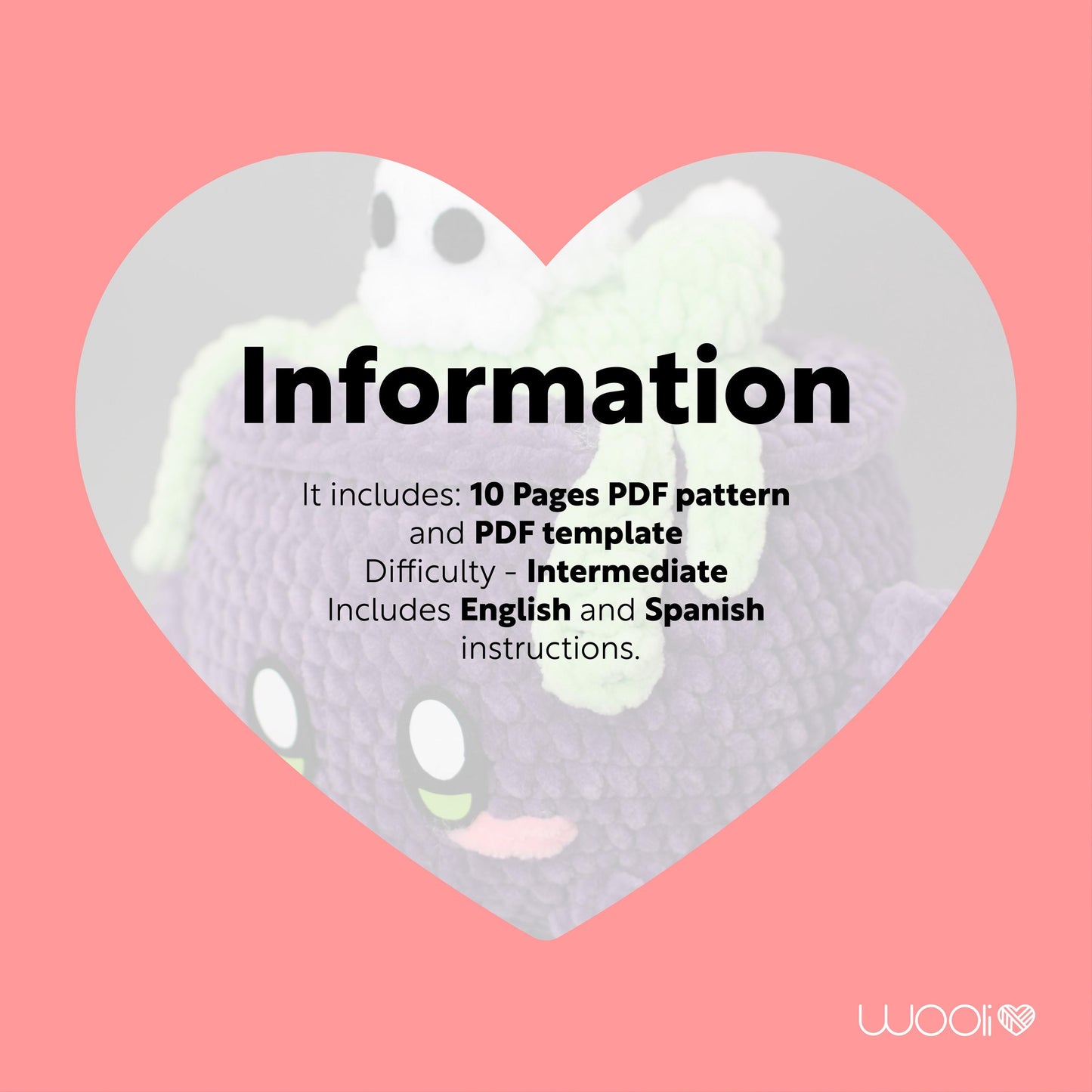 Cory Little Potion Cauldron PDF Amigurumi Pattern | English and Spanish