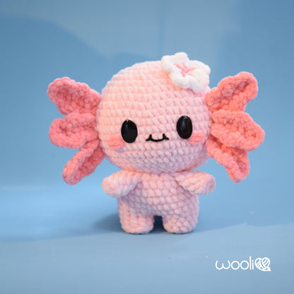 Mochi the Axolotl PDF Amigurumi Pattern | English and Spanish
