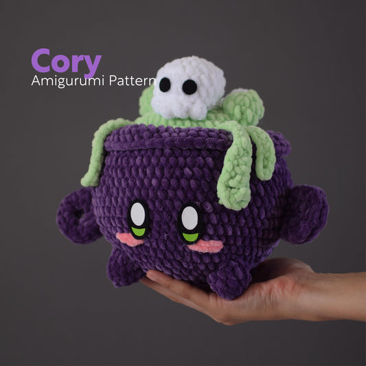 Cory Little Potion Cauldron PDF Amigurumi Pattern | English and Spanish