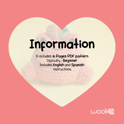 Cyrus the Citrus Frog Lemon, Lime and Orange Frog PDF Amigurumi Pattern | English and Spanish