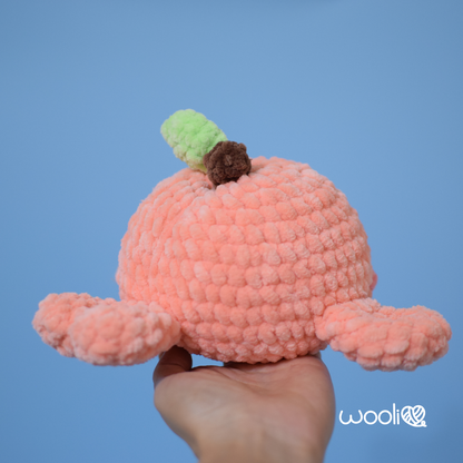 Blobbi the Peach Blobfish | PDF Amigurumi Pattern | English and Spanish