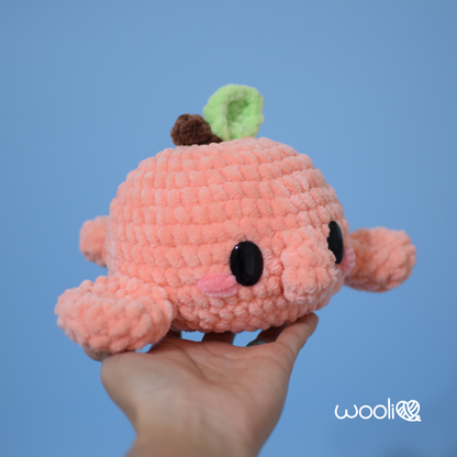 Blobbi the Peach Blobfish | PDF Amigurumi Pattern | English and Spanish