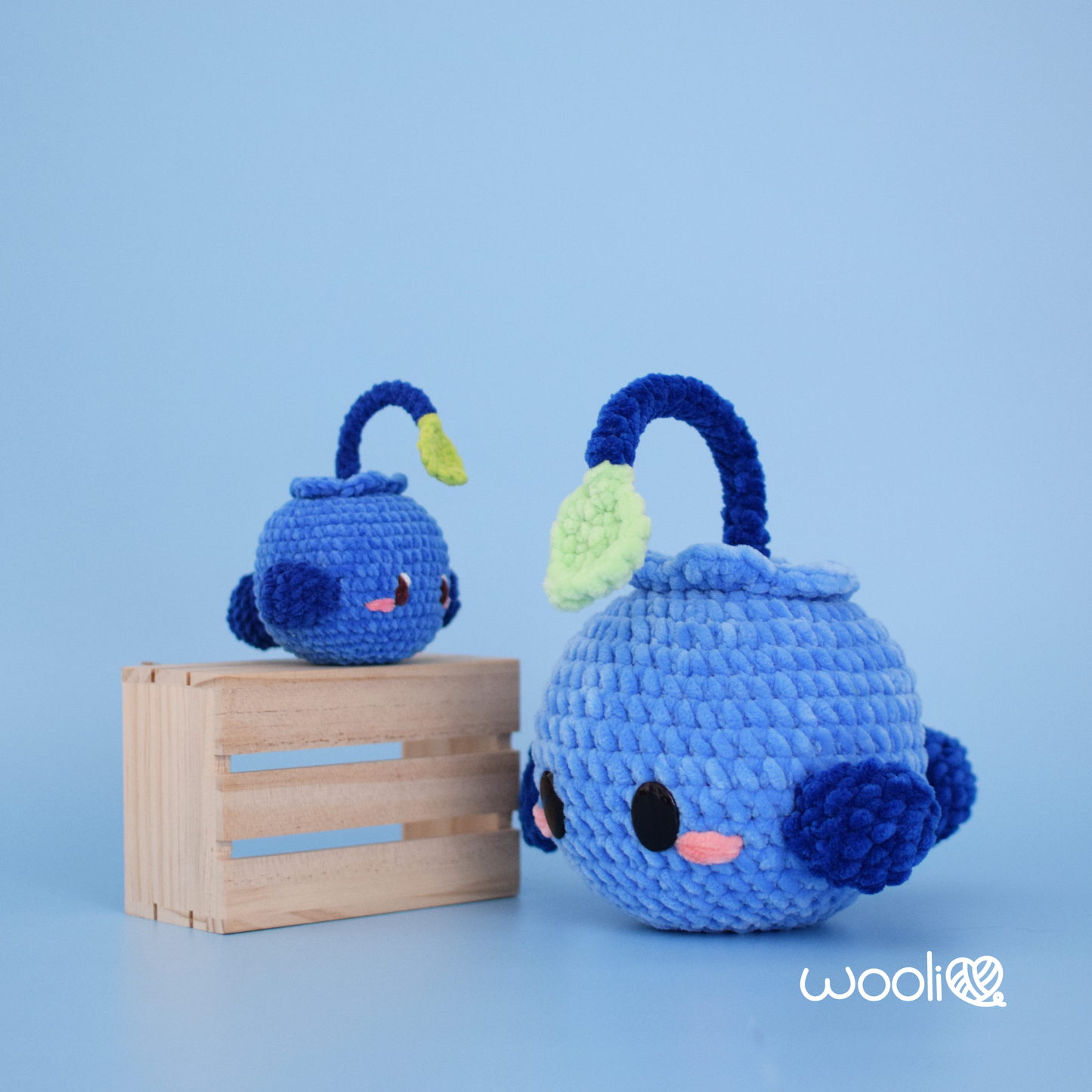 Blumi the Blueberry Anglerfish | PDF Amigurumi Pattern | English and Spanish