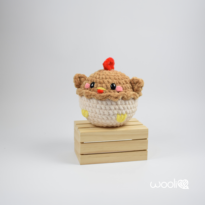 Bounci Little Birds (Chicken, White Chicken, Brown Chicken, Budgie, Pigeon and Cardinal) | PDF Amigurumi Pattern | English and Spanish