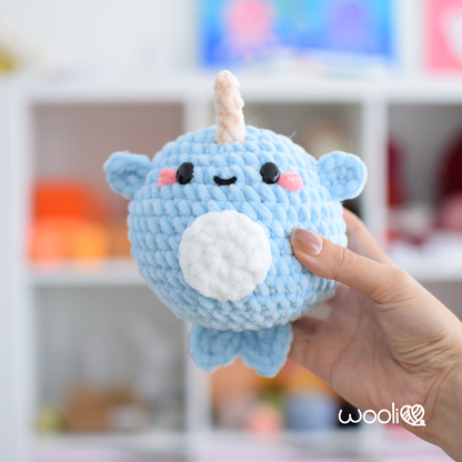 Unbelievable Bounci Trio (Axolotl, Narwhal and Platypus) | PDF Amigurumi Pattern | English and Spanish (Copy)