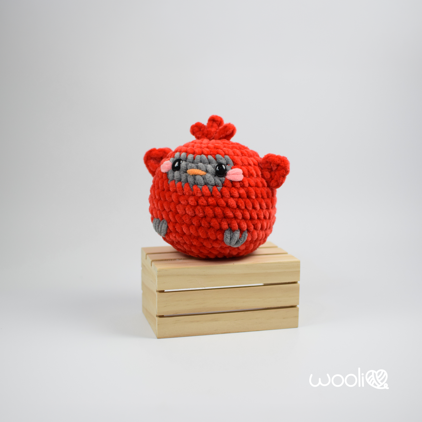 Bounci Little Birds (Chicken, White Chicken, Brown Chicken, Budgie, Pigeon and Cardinal) | PDF Amigurumi Pattern | English and Spanish