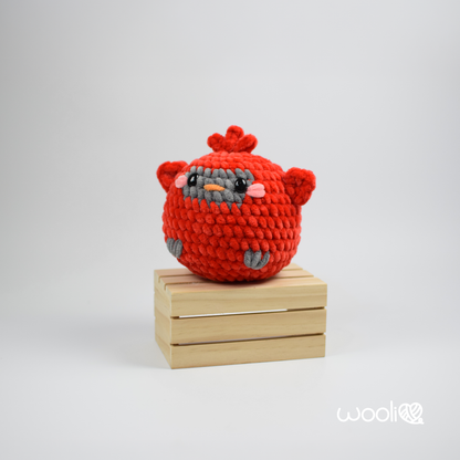 Bounci Little Birds (Chicken, White Chicken, Brown Chicken, Budgie, Pigeon and Cardinal) | PDF Amigurumi Pattern | English and Spanish