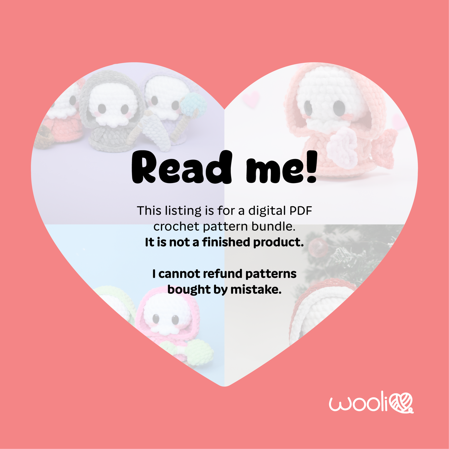 Brother Grim Lover | PDF Amigurumi Pattern Bundle | English and Spanish