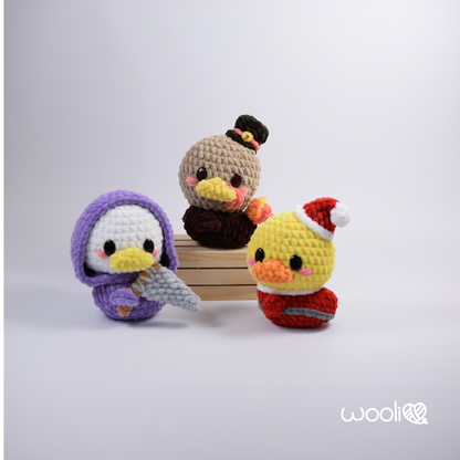 Ducklings through the Seasons | PDF Amigurumi Pattern | English and Spanish