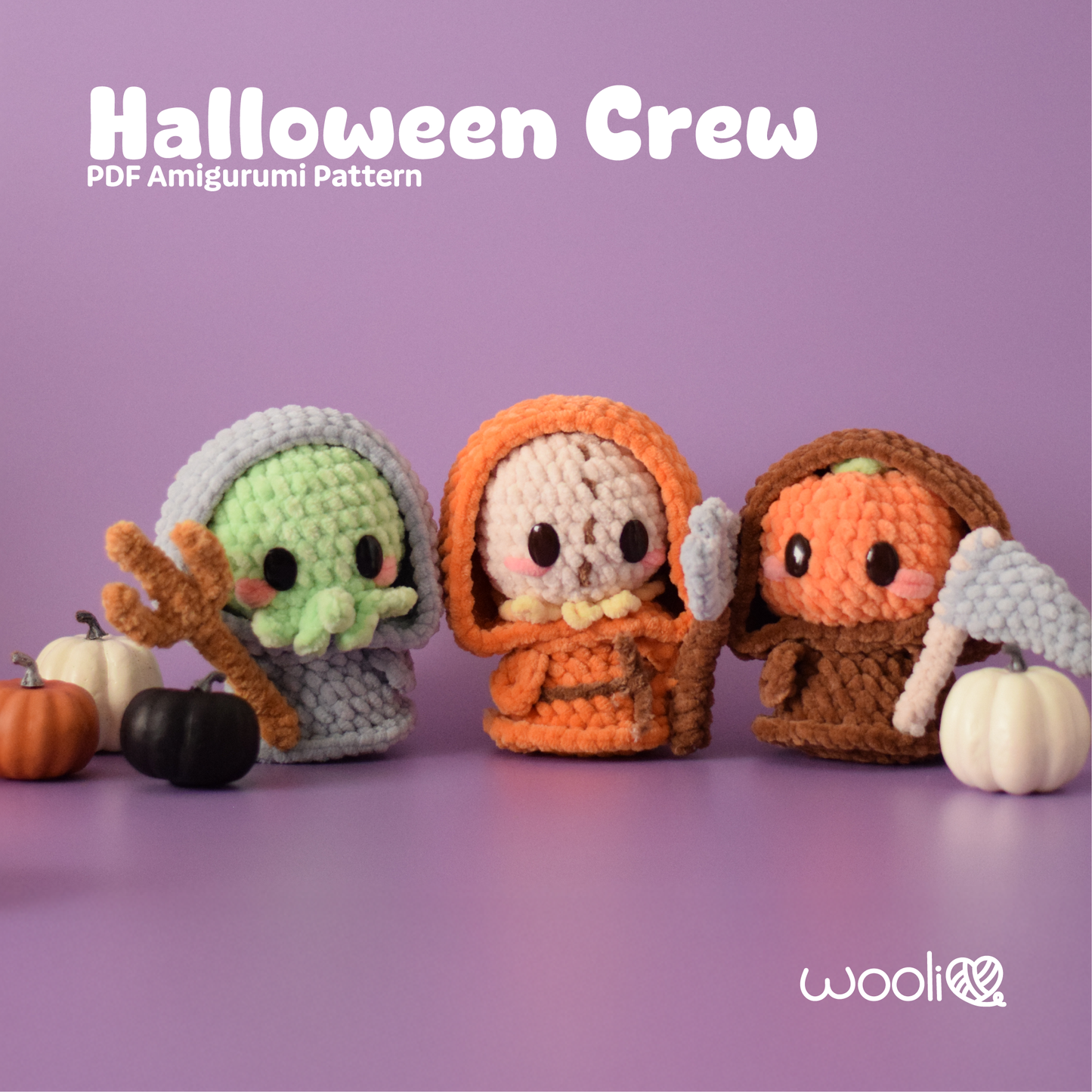 Halloween Crew PDF Amigurumi Pattern | English and Spanish