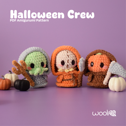 Halloween Crew PDF Amigurumi Pattern | English and Spanish