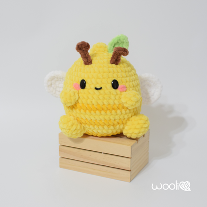 Lemonee the Lemon Bee | PDF Amigurumi Pattern | English and Spanish