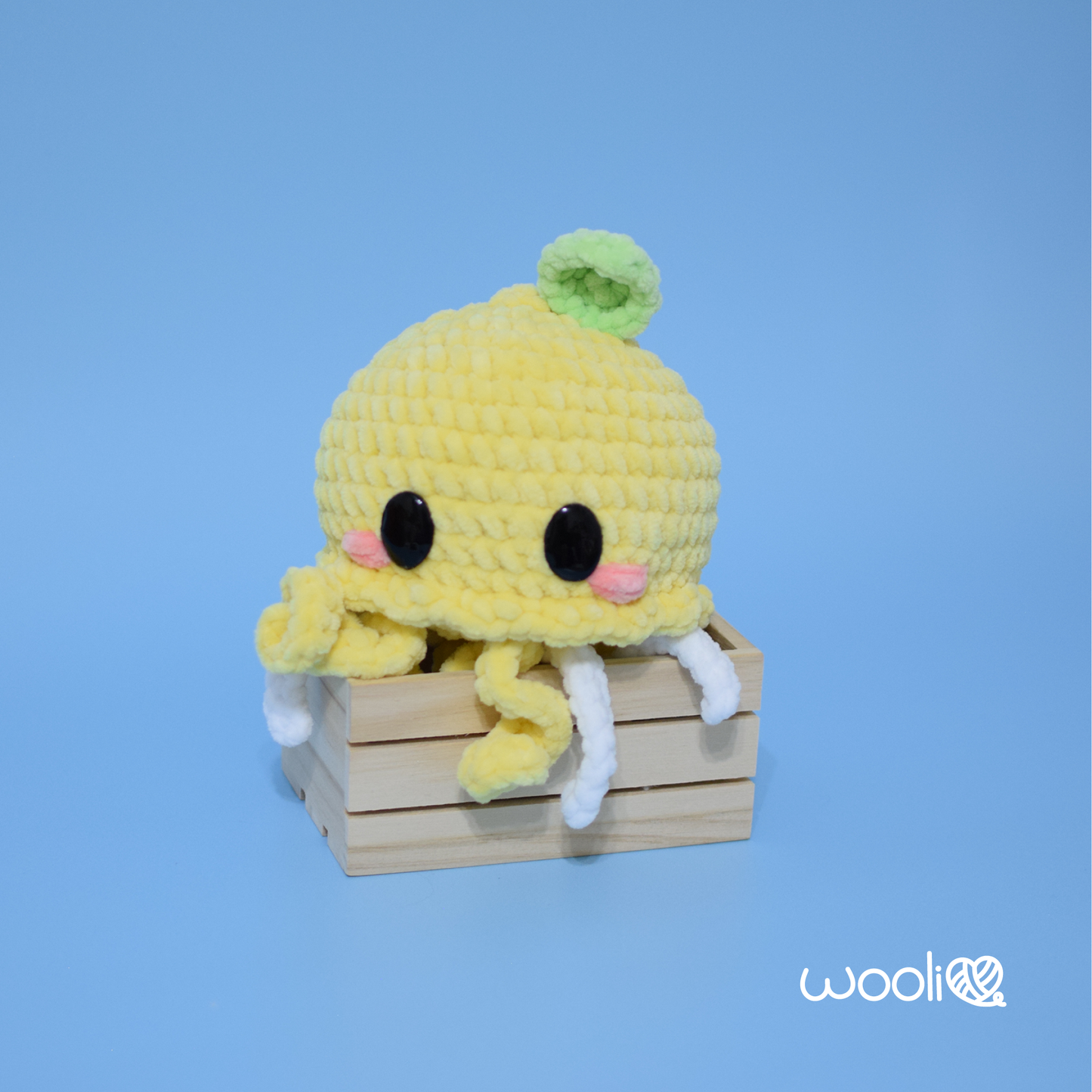 Limonello the Lemon Jellyfish | PDF Amigurumi Pattern | English and Spanish