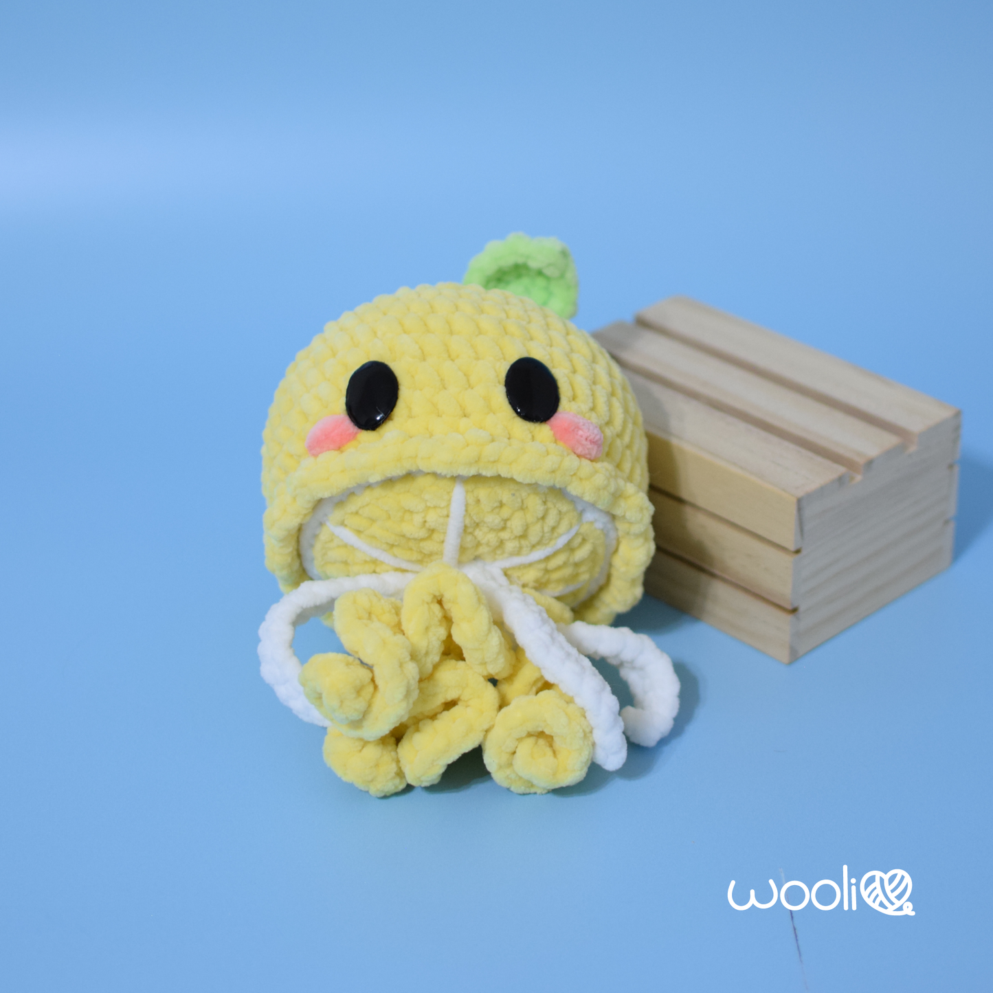 Limonello the Lemon Jellyfish | PDF Amigurumi Pattern | English and Spanish
