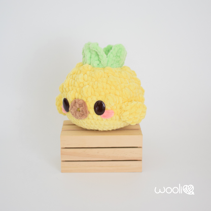 Nana the Pineapple Pufferfish | PDF Amigurumi Pattern | English and Spanish