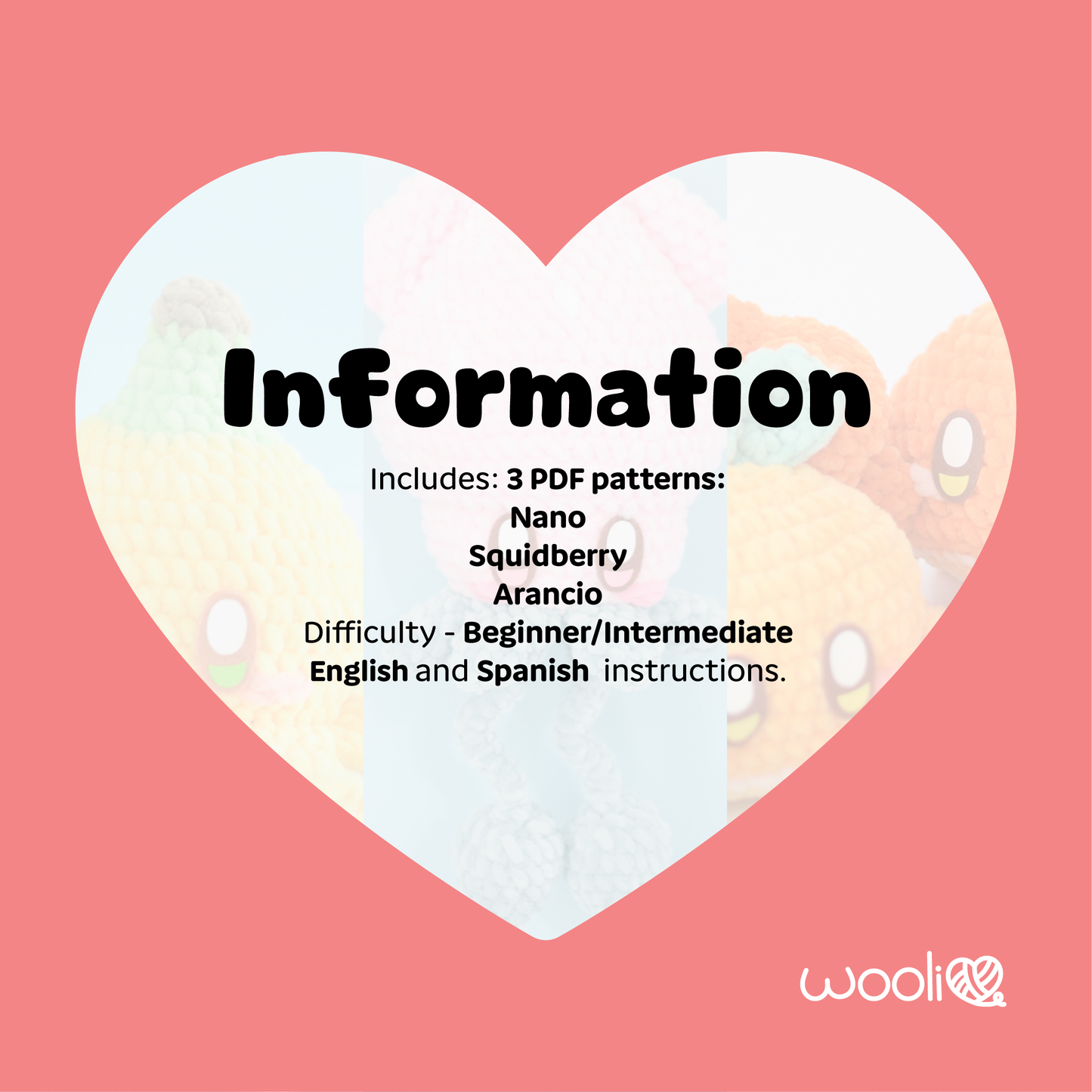 Sea Buddies | PDF Amigurumi Pattern Bundle | English and Spanish