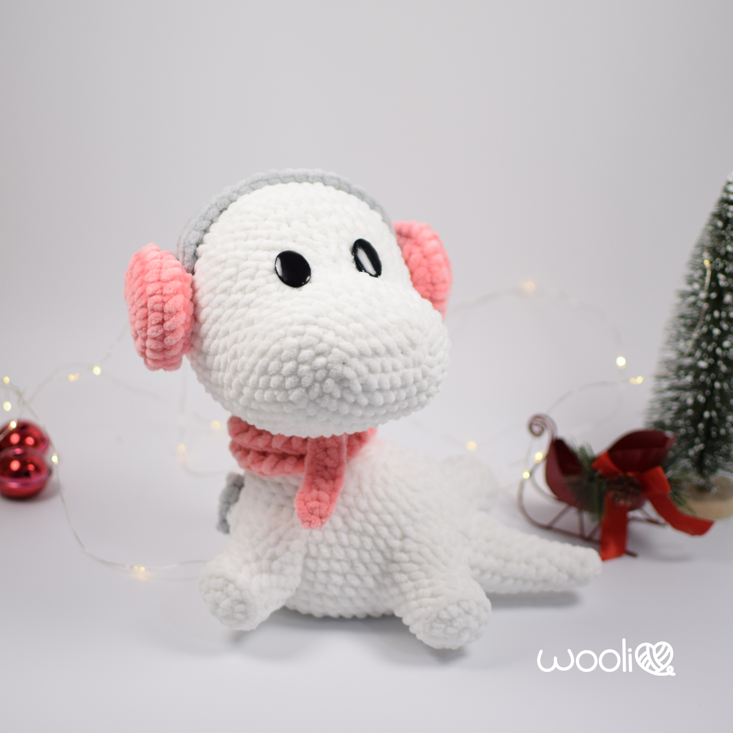 Snowsaurus PDF Amigurumi Pattern | English and Spanish