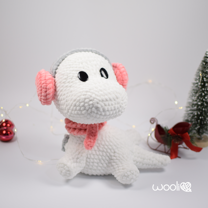 Snowsaurus PDF Amigurumi Pattern | English and Spanish