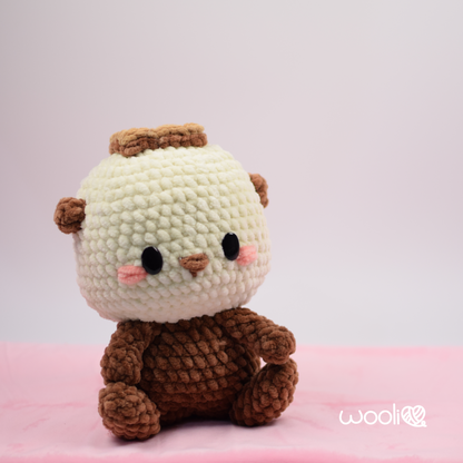 The Cozy Otters, Hot Cocoa, Cappuccino and S'more Otter | PDF Amigurumi Pattern | English and Spanish