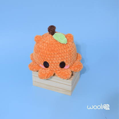Tommi the Mango Dumbo Octopus | PDF Amigurumi Pattern | English and Spanish