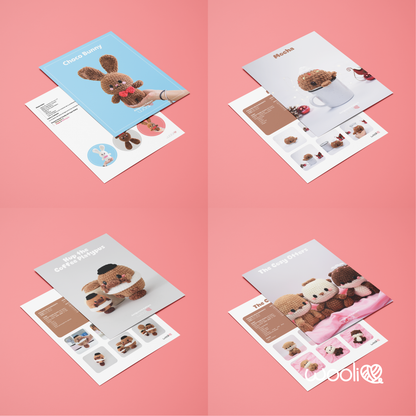 Wooli Cozy Friends | PDF Amigurumi Pattern Bundle | English and Spanish