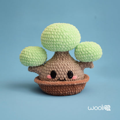Blossom Spring Fall and Sakura Bonsai Tree PDF Amigurumi Pattern | English and Spanish
