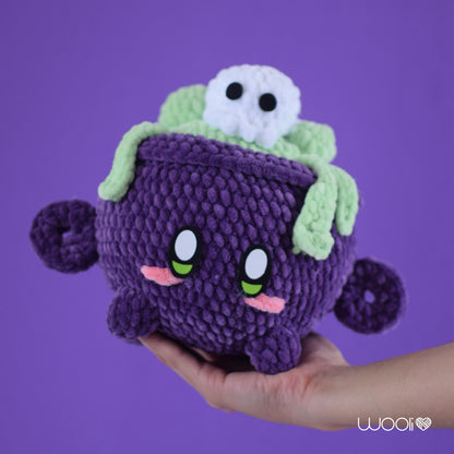 Cory Little Potion Cauldron PDF Amigurumi Pattern | English and Spanish