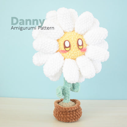 Danny the Daisy PDF Amigurumi Pattern | English and Spanish