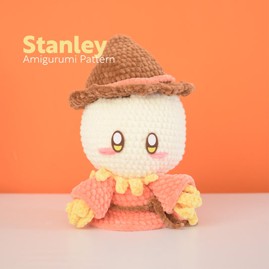 Stanley Classic Scarecrow PDF Amigurumi Pattern | English and Spanish