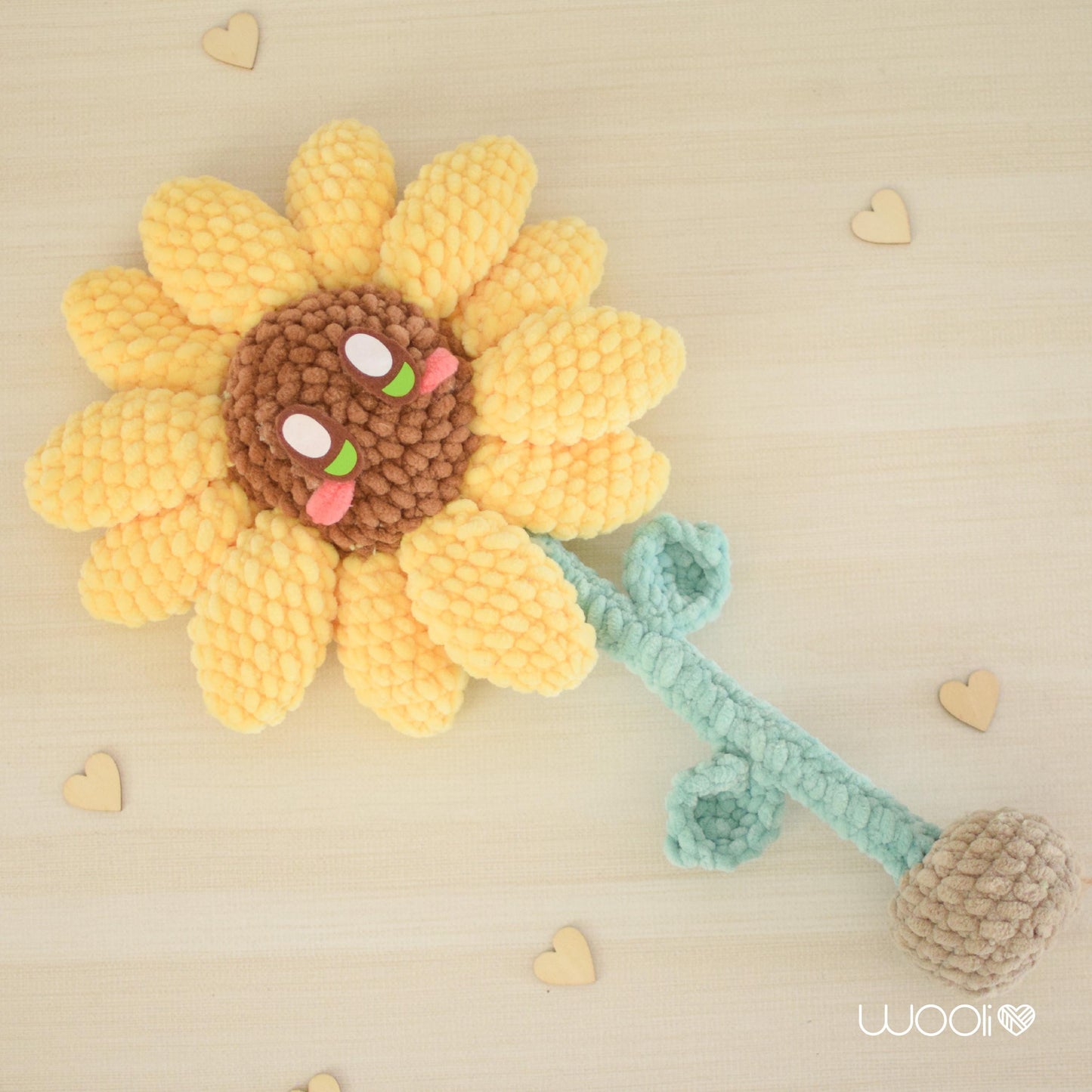 Sammy the Sunflower PDF Amigurumi Pattern | English and Spanish