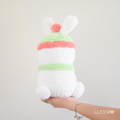 Marsh the Snowbunny PDF Amigurumi Pattern | English and Spanish