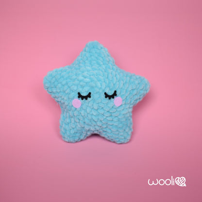 Nova, Aqua & Ari the Star, Starfish and Baby Star PDF Amigurumi Pattern | English and Spanish