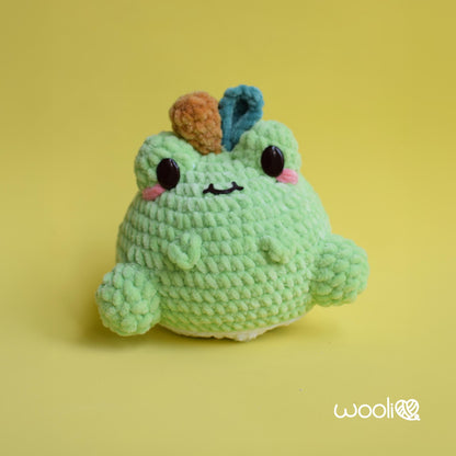 Cyrus the Citrus Frog Lemon, Lime and Orange Frog PDF Amigurumi Pattern | English and Spanish