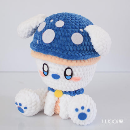 Truffles and Portobello the Mushroom Friends PDF Amigurumi Pattern | English and Spanish