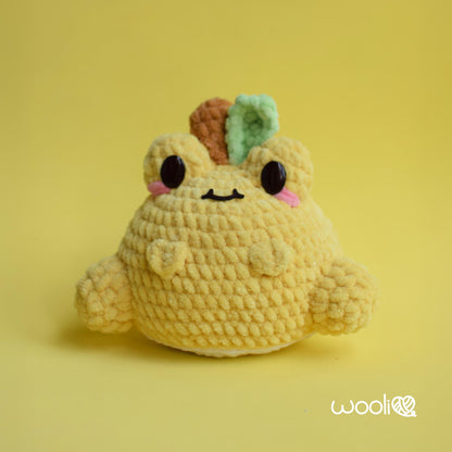 Cyrus the Citrus Frog Lemon, Lime and Orange Frog PDF Amigurumi Pattern | English and Spanish