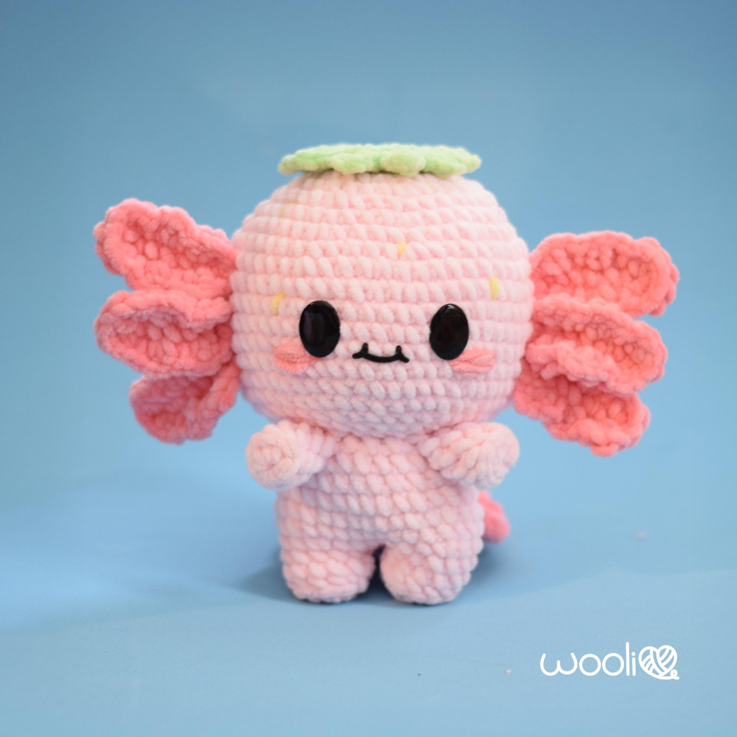 Mochi the Axolotl PDF Amigurumi Pattern | English and Spanish
