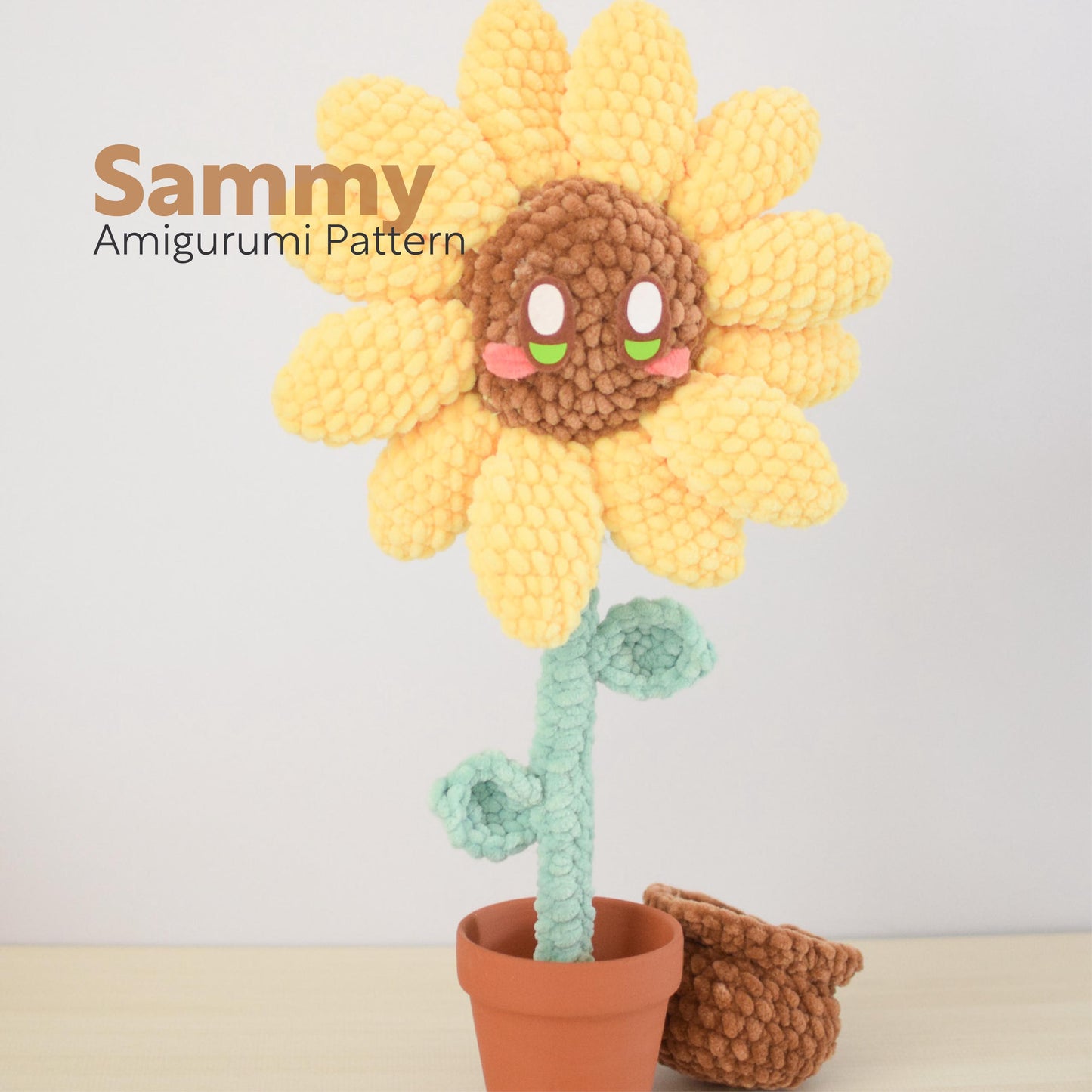 Sammy the Sunflower PDF Amigurumi Pattern | English and Spanish