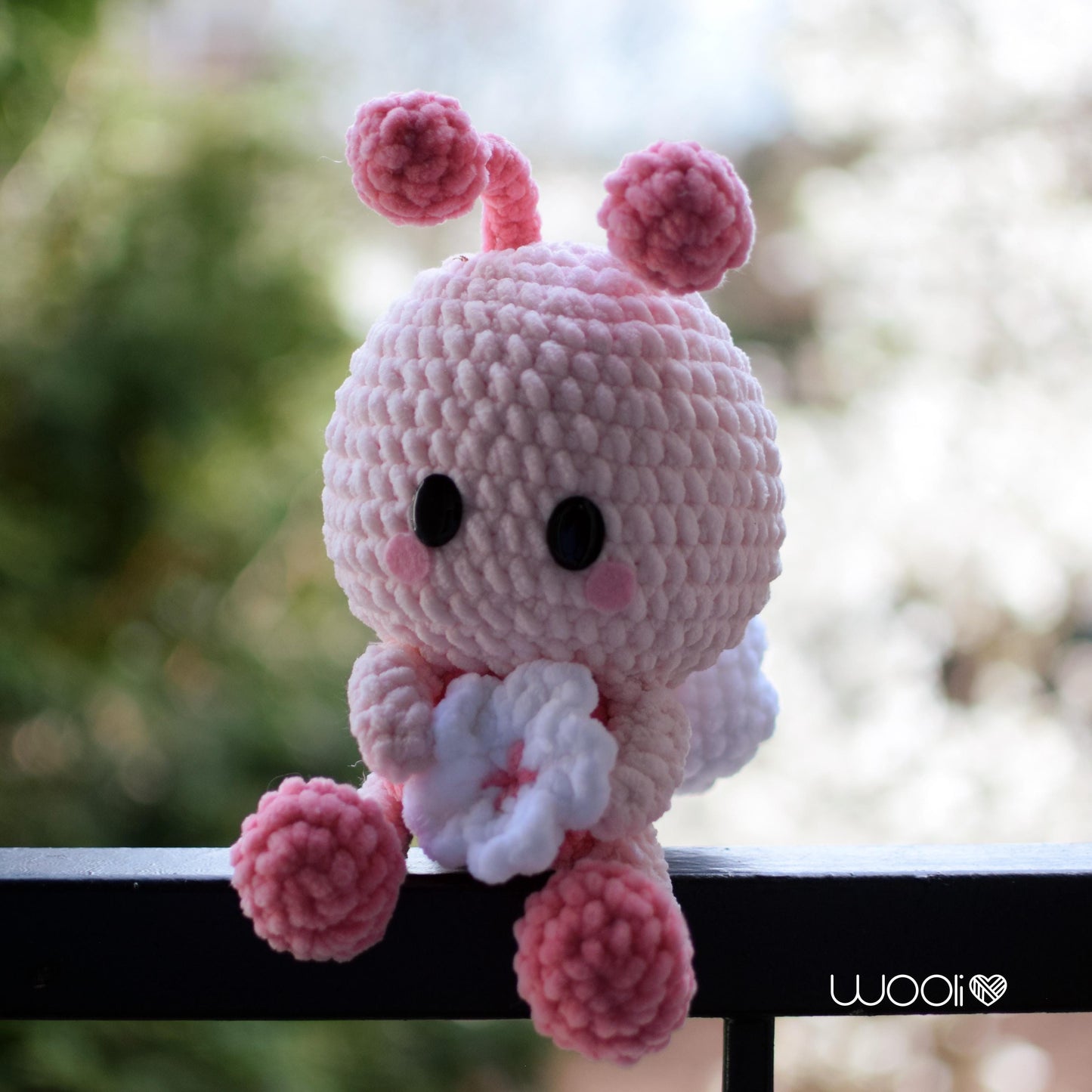 Princess Sakura Cherriblossom Cherry Blossom Flower Bee PDF Amigurumi Pattern | English and Spanish