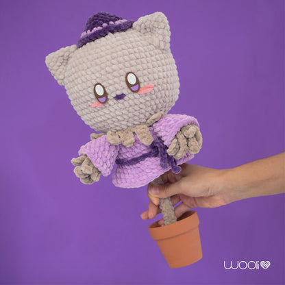 Kira Magic Kitty Scarecrow PDF Amigurumi Pattern | English and Spanish