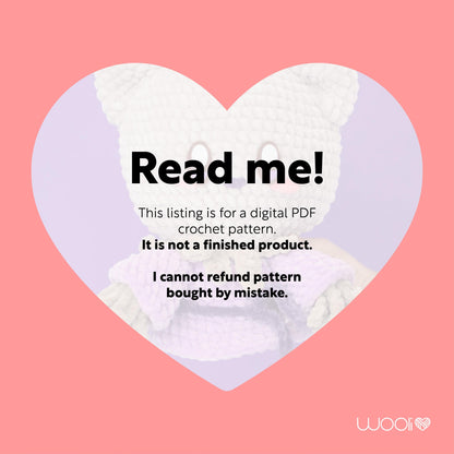 Kira Magic Kitty Scarecrow PDF Amigurumi Pattern | English and Spanish