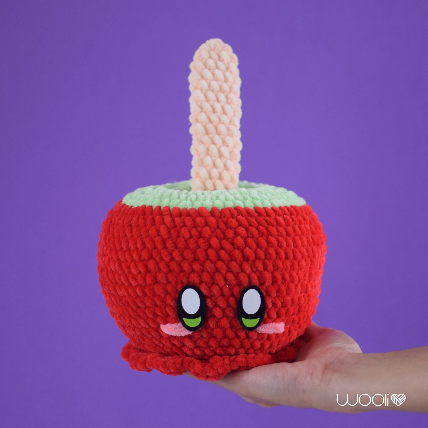 Mell the Candy Apple PDF Amigurumi Pattern | English and Spanish