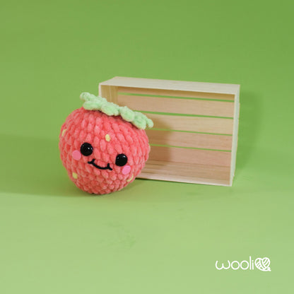 Strawberry Harvest Festival 3-1 Strawberry, Chocolate and Mini Strawberry PDF Amigurumi Pattern | English and Spanish