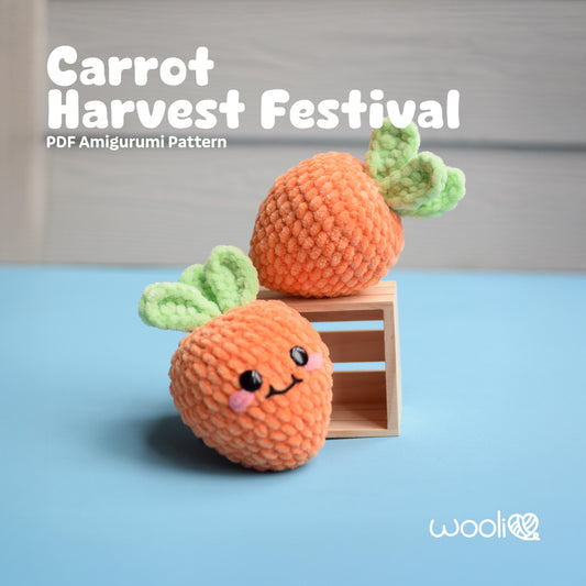 Carrot Harvest Festival PDF Amigurumi Pattern | English and Spanish